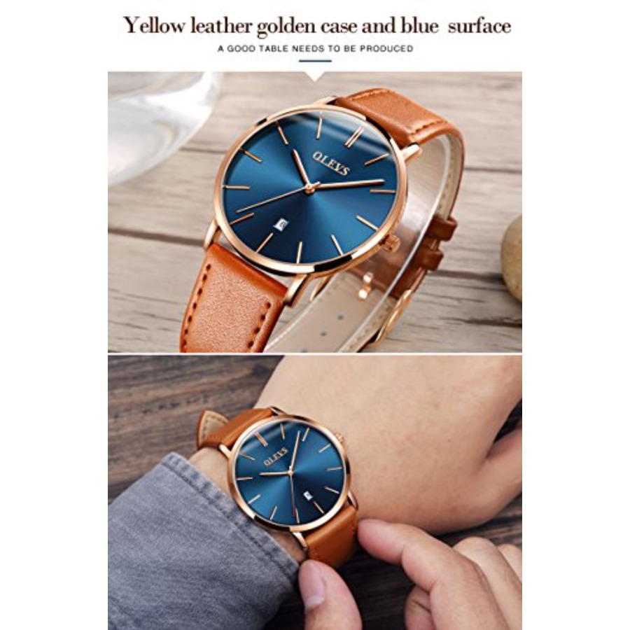 OLEVS Jam Tangan Kulit Pria Hi - Smartwatch Digital Watches For Men ulasan dan harga