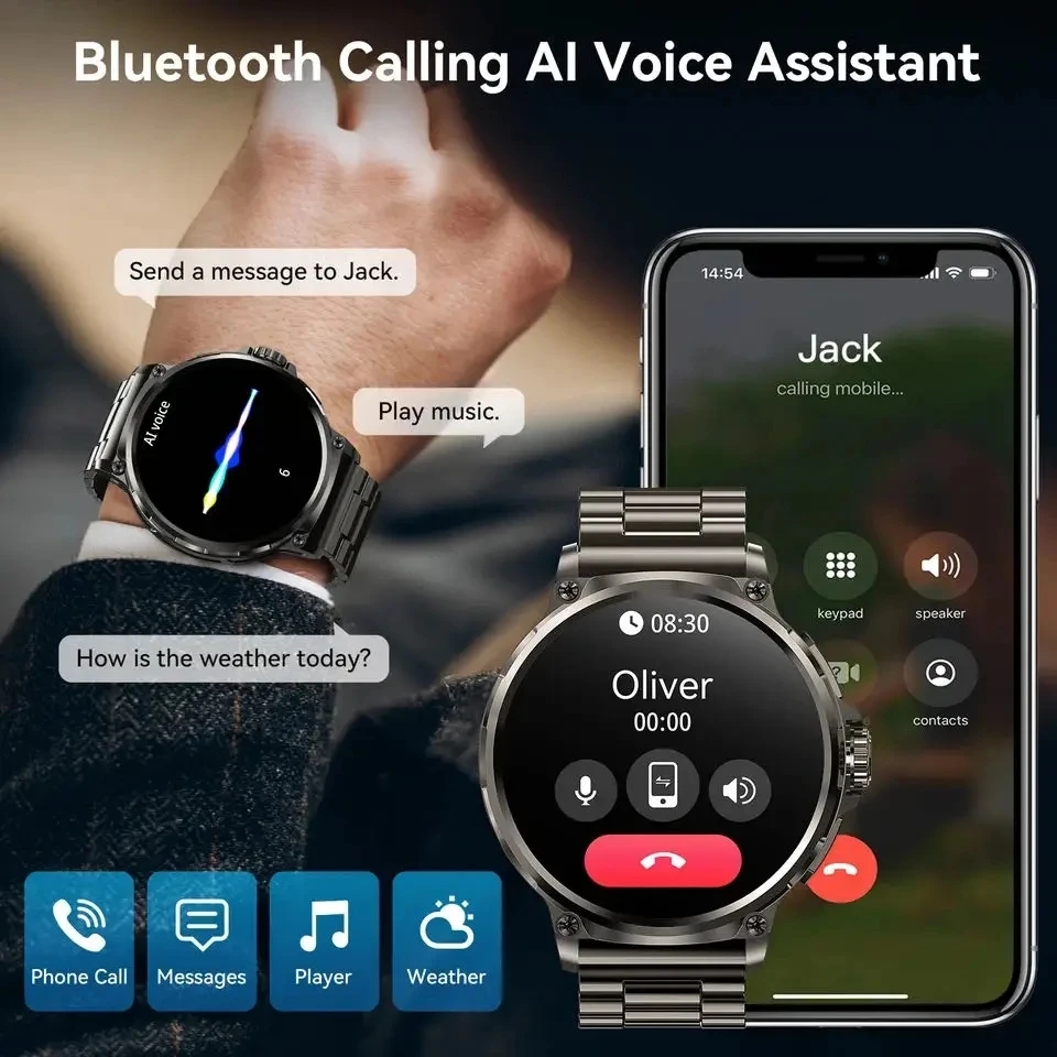 Jam Tangan Pintar Bluetooth Ca - Smartwatch New Watches 2025 ulasan dan harga